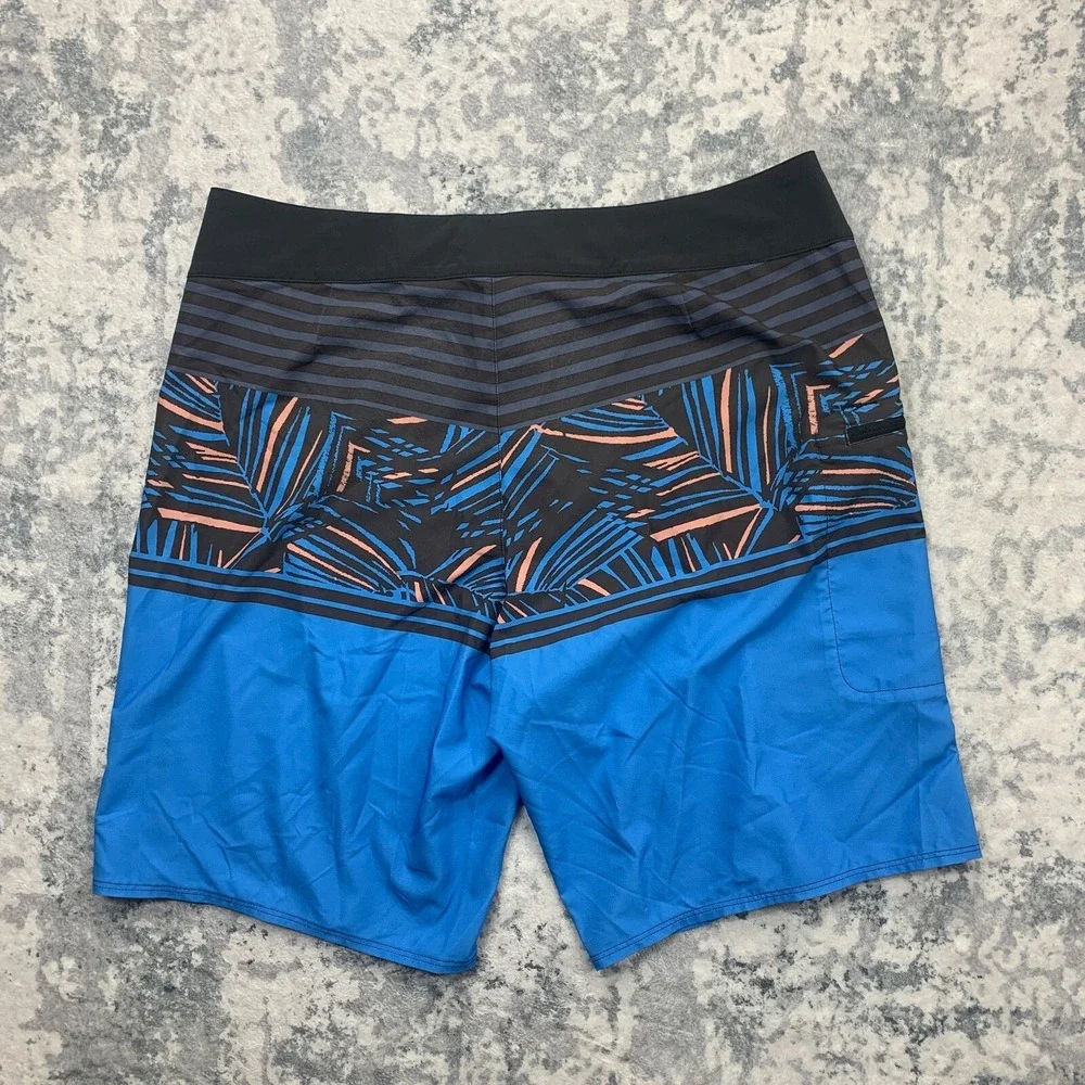 Patagonia Mens Board‎ Shorts 34 Blue Unlined Swim Trunks Geometric Outdoor